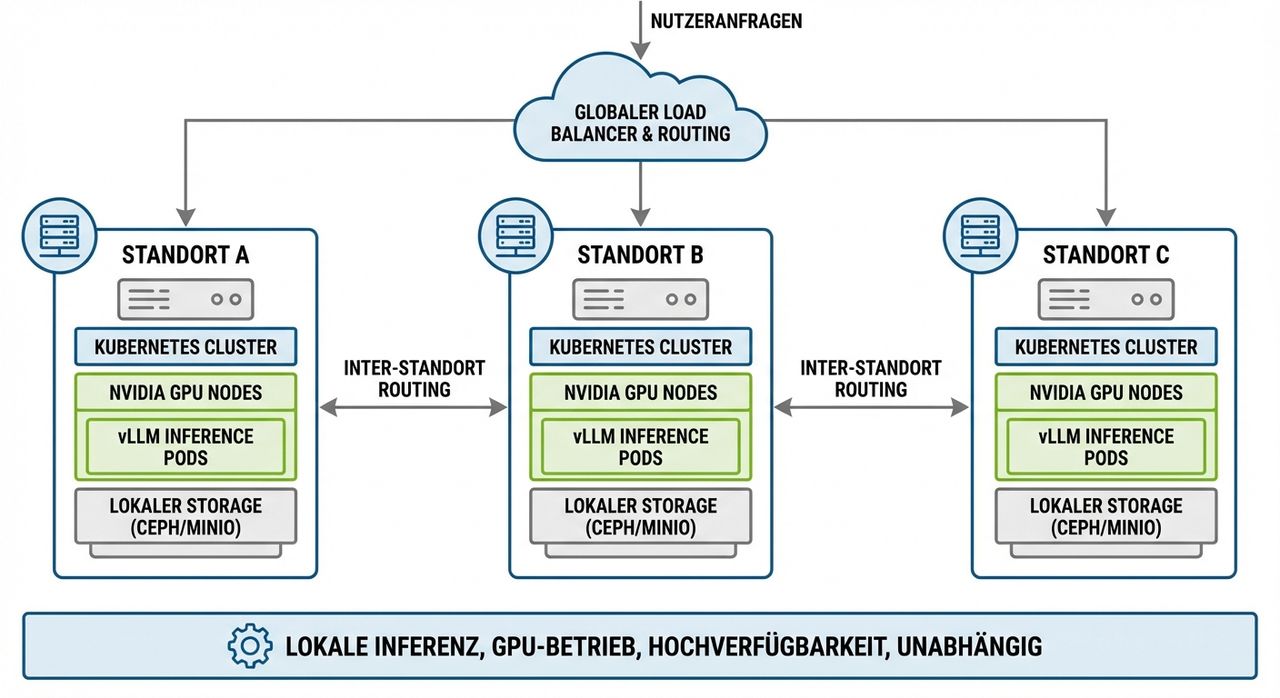 GPU-Cluster für lokale Inferenz